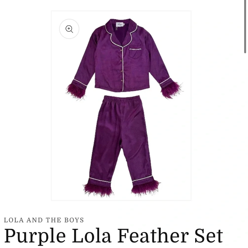Lola + The Boys luxurious purple